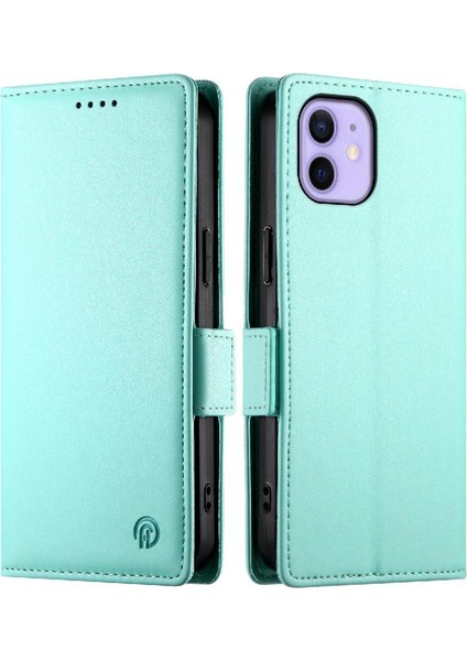 IPhone 12 Cüzdan Günlük Kullanım Için Flip Case Kart Yuvaları Flip Iş (Yurt Dışından)