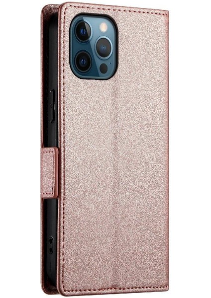 IPhone 12 Için Flip Case Pro Max Günlük Kullanım Flip Cüzdan Kartvizit Yuvaları (Yurt Dışından)