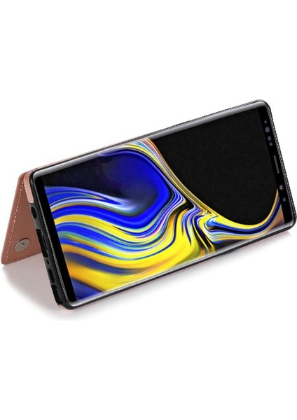 Samsung Galaxy Not 9 Flip Darbeye Pu Için Kart Tutucu Kılıf ile Cüzdan (Yurt Dışından) fiyatları