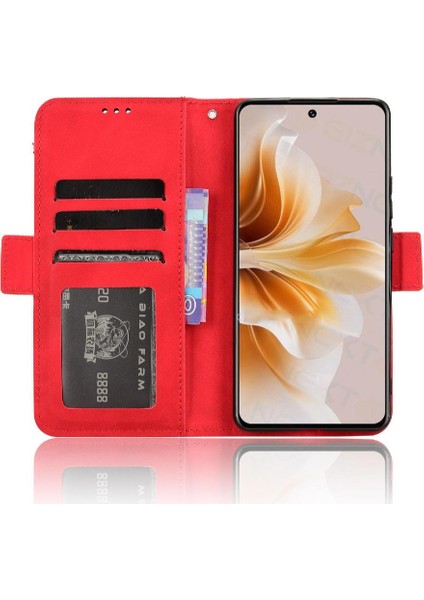 Oppo A3 Pro 5g Manyetik Kapatma Deri Cüzdan Kapak Için Kılıf Ayarlanabilir (Yurt Dışından)