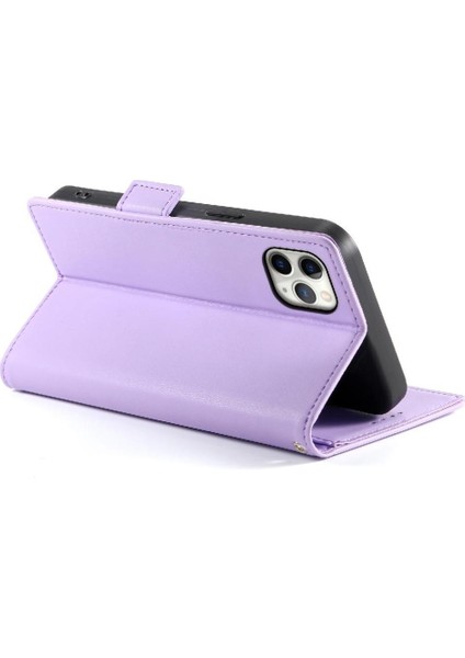 IPhone 11 Için Flip Case Pro Max Cüzdan Kartvizit Yuvaları Günlük Kullanım Flip (Yurt Dışından)