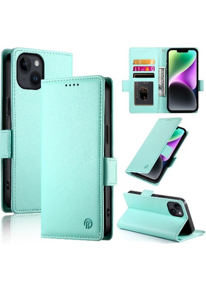 IPhone 14 Cüzdan Günlük Kullanım Için Flip Case Kartvizit Yuvaları (Yurt Dışından) fırsatları