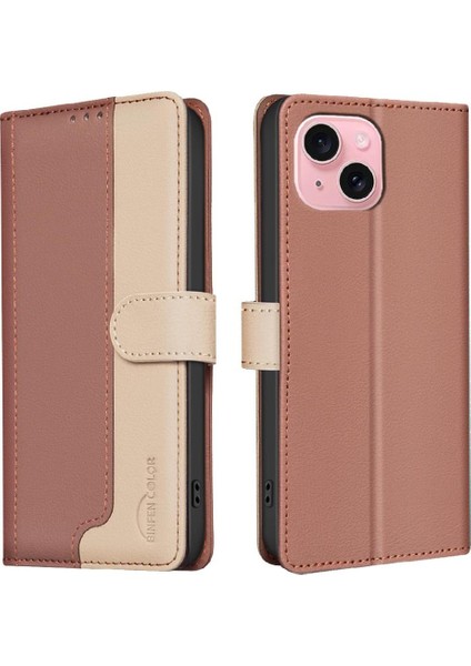IPhone 15 Için Flip Case Kart Yuvaları Tutucu Flip Folio Rfıd Engelleme Tpu (Yurt Dışından) indirimleri