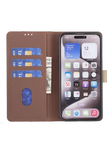 IPhone 12 Kart Yuvaları Tutucu Kickstand Rfıd Engelleme Flip Tpu Için Flip Case (Yurt Dışından)