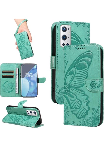 Oneplus 9 Pro Için Flip Case Yüksek Kalite Deri Ayrılabilir El Kayışı (Yurt Dışından)
