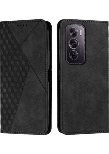 Oppo Oppo 12 Pro 5g Kart Ekleme Pu Deri Kickstand Için Flip Case (Yurt Dışından)
