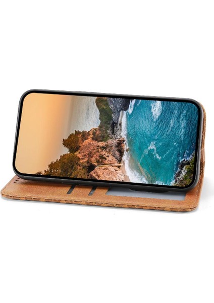 Realme C53 Günlük Kullanım Için Flip Case Cüzdan El Kayışı Eşkenar Dörtgen Şekli Standı (Yurt Dışından)