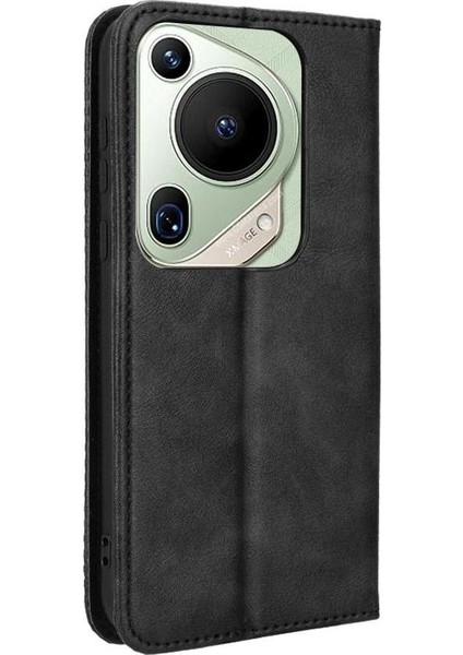 Huawei Pura 70 Pro/pro Artı Manyetik Kapatma Pu Deri Cüzdan (Yurt Dışından)