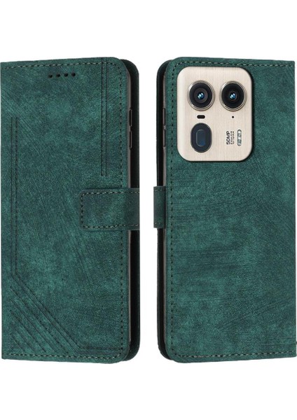 Motorola Moto X50 Ultra 5g Cüzdan Pu Deri Kickstand Kart Için Flip Case (Yurt Dışından)