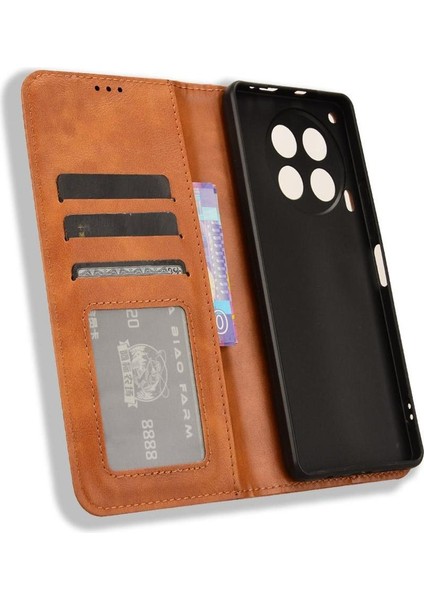 Tecno Camon 30 5g Cüzdan Manyetik Kapatma Pu Deri Için Kılıf (Yurt Dışından) modelleri