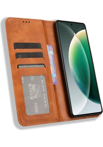 Tecno Camon 30 5g Cüzdan Manyetik Kapatma Pu Deri Için Kılıf (Yurt Dışından) indirimleri