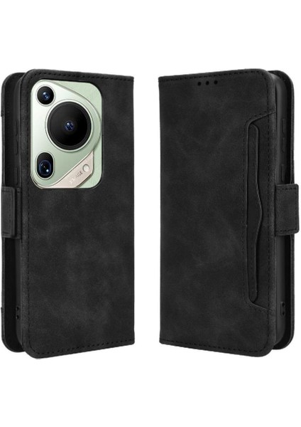 Huawei Pura 70 Pro/pro Artı Manyetik Kapatma Deri Cüzdan Kartı (Yurt Dışından)
