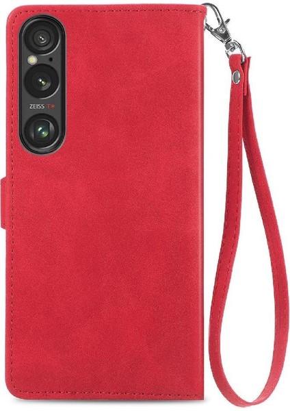 Mays Shop Sony Xperia 1 Vı Cüzdan Çoklu Kart Yuvası Çok Renkli Flip Case (Yurt Dışından)