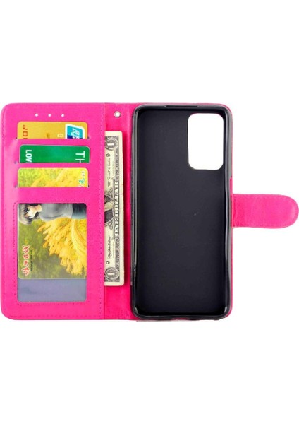 Oppo A16 Darbeye Kickstand Kart Tutucu Manyetik Kapatma Için Flip Case (Yurt Dışından)