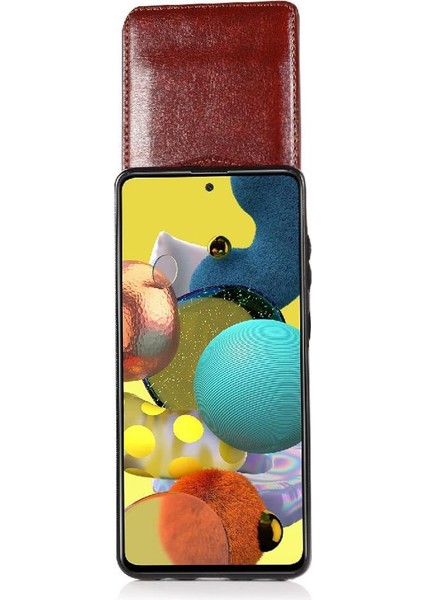 Samsung Galaxy A51 4g Kart Tutucu Premium Deri Toka ile Uyumlu (Yurt Dışından) indirimleri