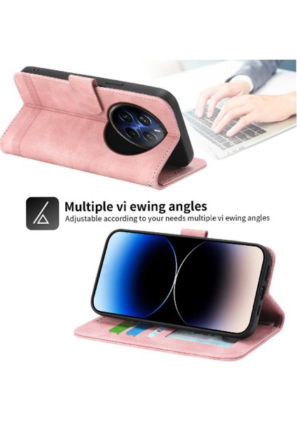Realme 12 Pro Artı Bileklik Manyetik Kapatma Premium Nakit Için Flip Case (Yurt Dışından)