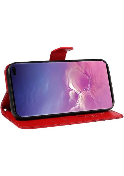 Samsung Galaxy S10 Artı Kredi ile Ayrılabilir El Kayışı Için Flip Case (Yurt Dışından)