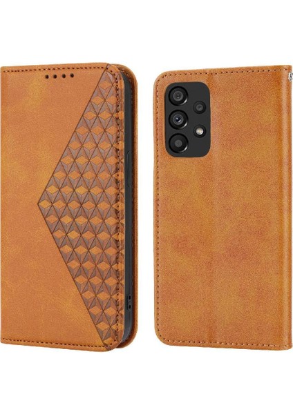 Samsung Galaxy A33 5g Günlük Kullanım Için Flip Case Eşkenar Dörtgen Şekli El Kayışı (Yurt Dışından)