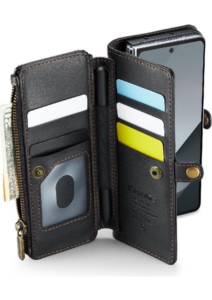 Samsung Galaxy Z Için Crossbody Durumda Kat 6 5g Kılıf Cüzdan Rfıd Engelleme (Yurt Dışından) fırsatları