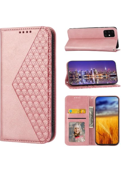 Samsung Galaxy A51 4g Günlük Kullanım Için Flip Case Cüzdan El Kayışı Eşkenar Dörtgen (Yurt Dışından) fiyatları