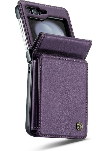 Samsung Galaxy Z Flip 6 5g Pu Deri Ince Kılıf Için Caseme Cüzdan Kılıf (Yurt Dışından)