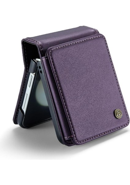 Samsung Galaxy Z Flip 6 5g Pu Deri Ince Kılıf Için Caseme Cüzdan Kılıf (Yurt Dışından)