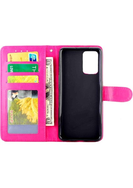 Oppo A74 Darbeye Kickstand Kart Tutucu Manyetik Kapatma Için Flip Case (Yurt Dışından)