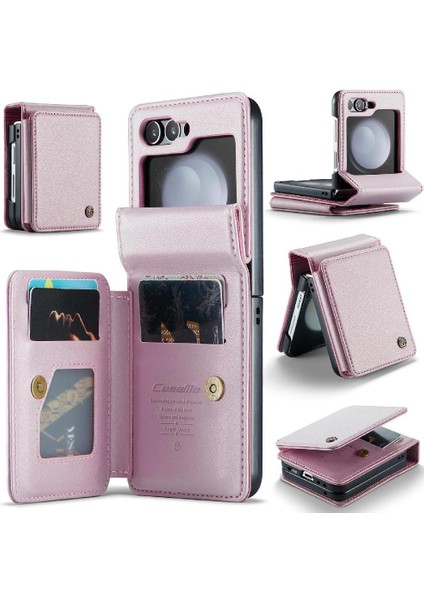 Samsung Galaxy Z Flip 6 5g Pu Deri Ince Kılıf Için Caseme Cüzdan Kılıf (Yurt Dışından)