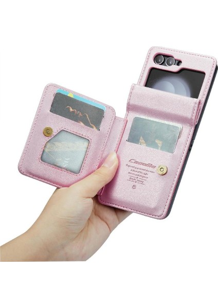 Samsung Galaxy Z Flip 6 5g Pu Deri Ince Kılıf Için Caseme Cüzdan Kılıf (Yurt Dışından)