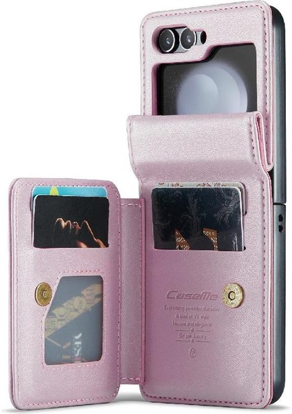 Samsung Galaxy Z Flip 6 5g Pu Deri Ince Kılıf Için Caseme Cüzdan Kılıf (Yurt Dışından)