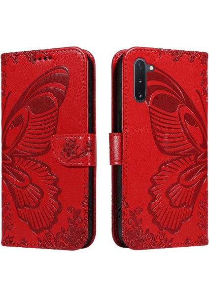 Kredi Kartı Yuvası Yüksek Kalite ile Samsung Galaxy Not 10 Için Flip Case (Yurt Dışından)