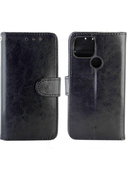 Google Piksel 5 Manyetik Kapatma Kart Tutucu Pu Deri Için Flip Case (Yurt Dışından)