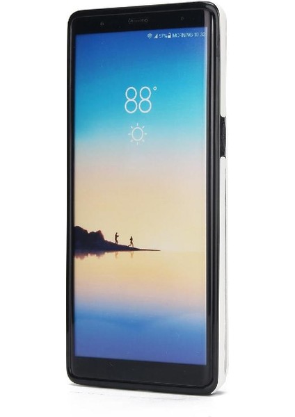 Samsung Galaxy Note8 Kickstand Kart Yuvaları ile Pu Deri Cüzdan Kılıf (Yurt Dışından)