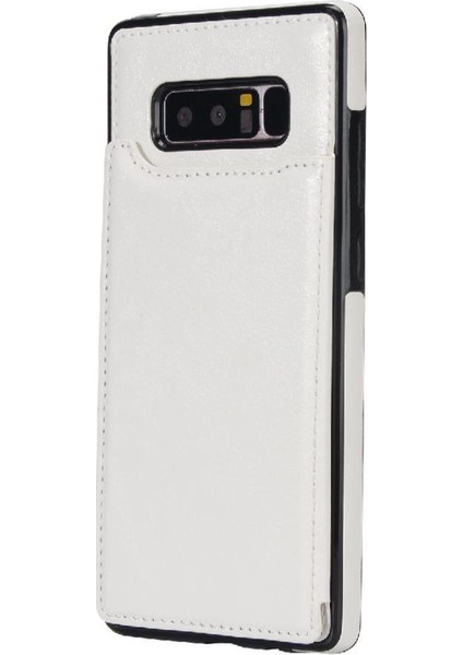 Samsung Galaxy Note8 Kickstand Kart Yuvaları ile Pu Deri Cüzdan Kılıf (Yurt Dışından)