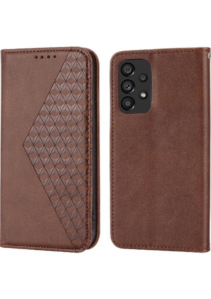 Samsung Galaxy A33 5g Günlük Kullanım Için Flip Case Eşkenar Dörtgen Şekli El Kayışı (Yurt Dışından)