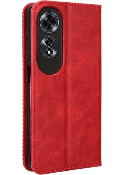 Oppo A60 4g Cüzdan Manyetik Kapatma Pu Deri Için Kılıf (Yurt Dışından) modelleri
