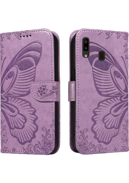 Samsung Galaxy A30 Için Flip CASE/A20 Ayrılabilir El Kayışı Yüksek Kalite (Yurt Dışından)