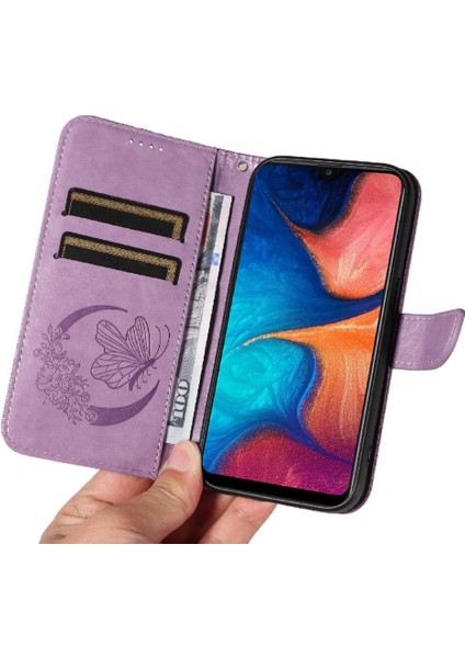 Samsung Galaxy A30 Için Flip CASE/A20 Ayrılabilir El Kayışı Yüksek Kalite (Yurt Dışından)