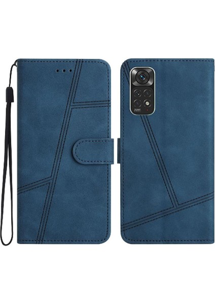 Xiaomi Redmi Not 11 Için Flip Case 4g Tam Koruma Kartı Yuvaları Tutucu Pu (Yurt Dışından)
