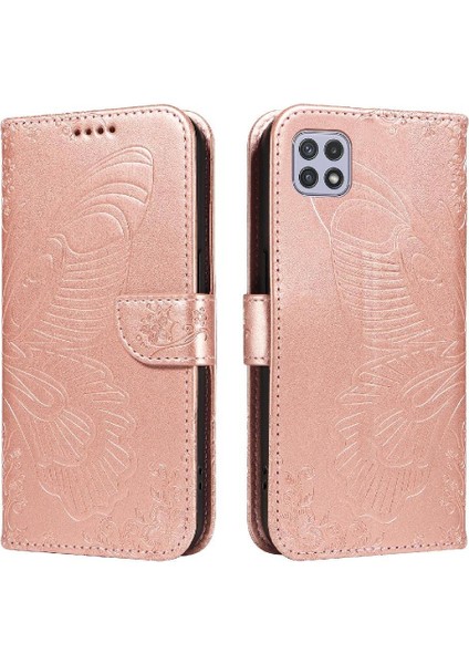 Samsung Galaxy A22 5g Için Flip Case Yüksek Kalite Deri Ayrılabilir El (Yurt Dışından)