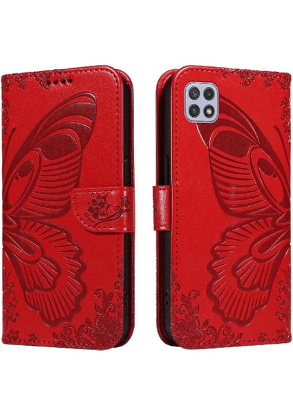 Samsung Galaxy A22 5g Için Flip Case Yüksek Kalite Deri Ayrılabilir El (Yurt Dışından)