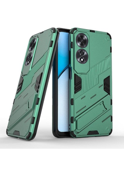 Oppo A60 4g Kickstand Koruyucu Kapak Için Kılıf Sağlam Askeri (Yurt Dışından)
