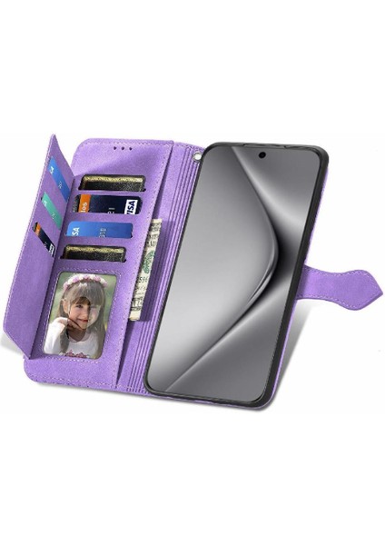 Mays Shop Huawei Pura 70 Ultra Flip Fermuar Tarzı Çok Renkli Yuvası Için Flip Case (Yurt Dışından)