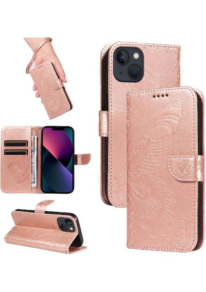 Kredi Kartı Yuvası ile IPhone 13 Mini Yüksek Kalite Deri Için Flip Case (Yurt Dışından) fırsatları