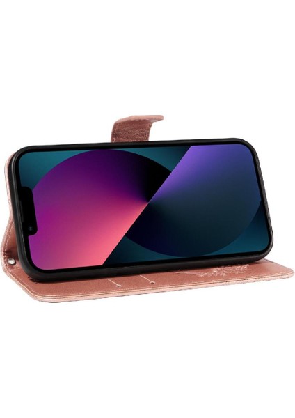 Kredi Kartı Yuvası ile IPhone 13 Mini Yüksek Kalite Deri Için Flip Case (Yurt Dışından) indirimleri