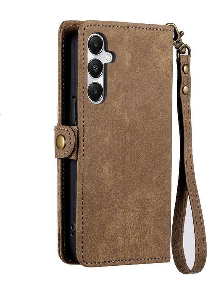 Samsung Galaxy A15 Için Flip Case 4g/5g Flip Kapak Basit Iş Cüzdan (Yurt Dışından)
