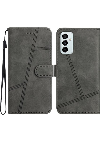 Samsung Galaxy M52 5g Tam Koruma Bilek Kayışı Kart Yuvaları Için Flip Case (Yurt Dışından)
