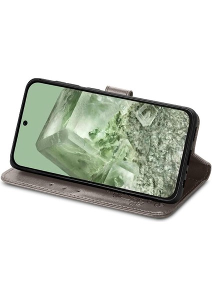 Google Piksel 8A Flip Kapak Için Flip Case Dört Yapraklı Yonca Deri Kılıf (Yurt Dışından) fiyatları