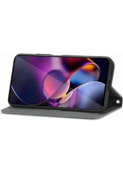 Motorola Kenar 50 Pro Flip Kapak Için Flip Case Basit Iş Cüzdan Kılıf (Yurt Dışından) modelleri