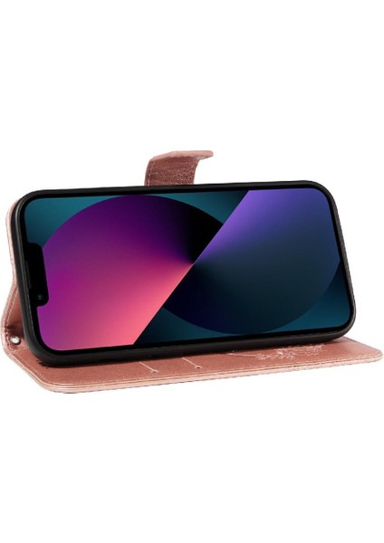 IPhone 14 Için Flip Case Artı Kredi Kartı Yuvası ile Yüksek Kaliteli Deri (Yurt Dışından) fırsatları